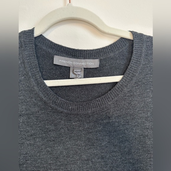 #19- Long sweater dress in charcoal colour - Picture 3 of 7